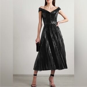 Ralph Lauren Purple Label Camari Sequin Tulle Gown Black Italy Sz 4